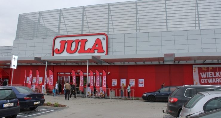 Строительный магазин Jula в Люблине