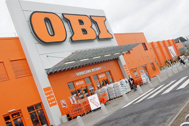 Строительный магазин OBI в Люблине