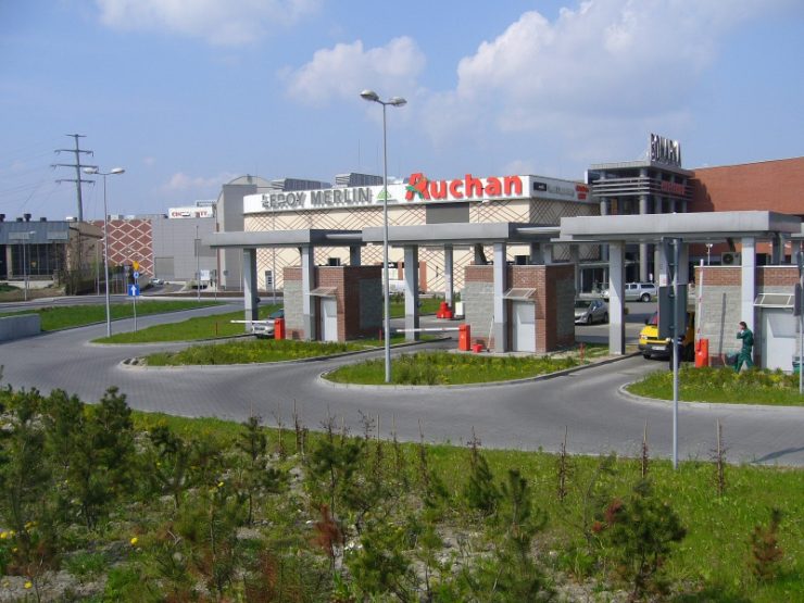 Супермаркет Auchan в Кракове