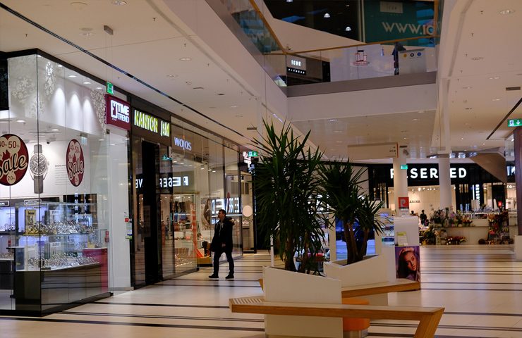 Торговый центр Tarasy Zamkowe в Люблине